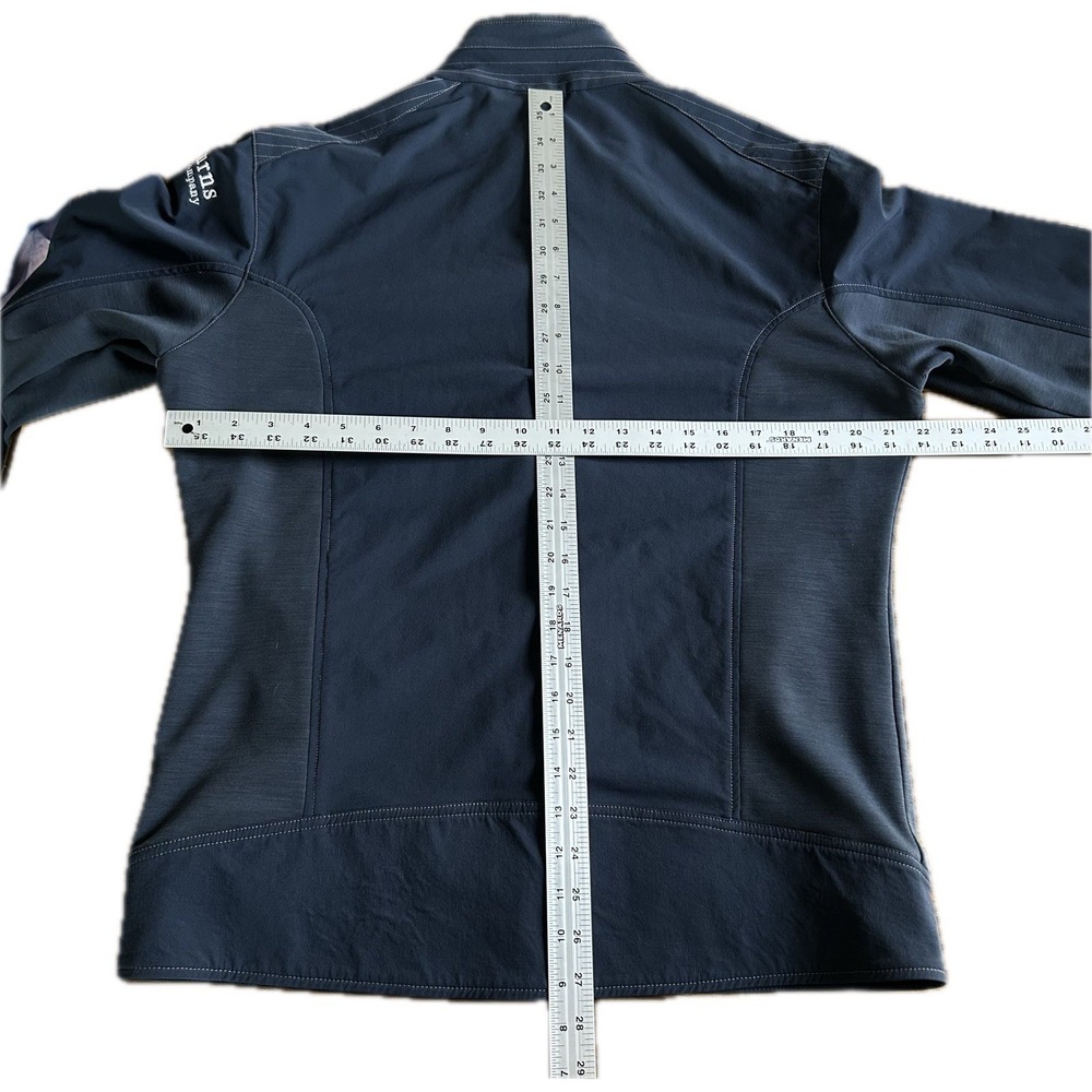 Kuhl Dfynce Performance Stretch Jacket Men L Soft Shell Navy Blue Full Zip READ - Picture 2 of 7